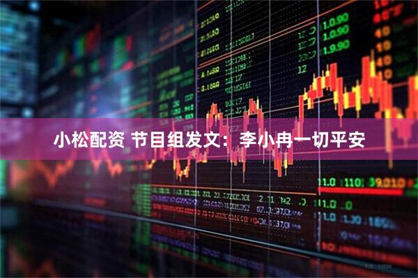 小松配资 节目组发文：李小冉一切平安
